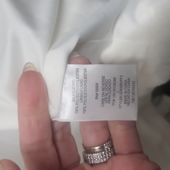 GB Girls Faux Fur Ivory Short Jacket SZ. Large - Picture 6 of 6